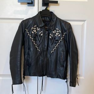 Late 90s vintage Biker Jacket, 100% genuine S